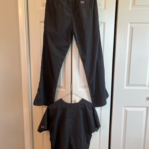 Cherokee Workwear Scrubs Charcoal Gray Small Petite - Picture 2 of 9